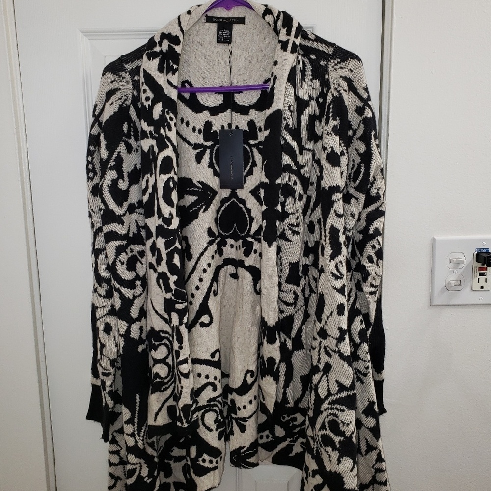 Brand new black and white super soft shall/jacket